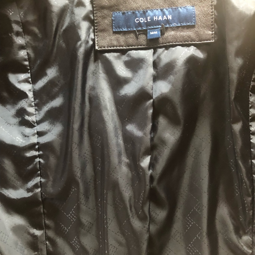 ๐ HOST PICK ๐COLE HAAN LEATHER JACKET - Picture 8 of 8